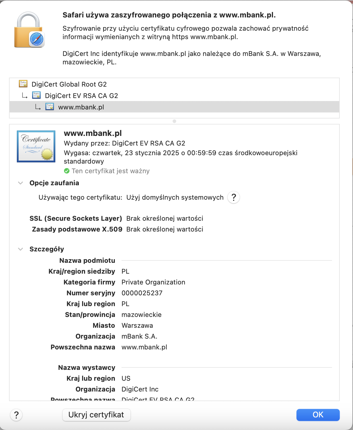 cyberbezpieczeństwo certyfikat ssl zielona kłódka https