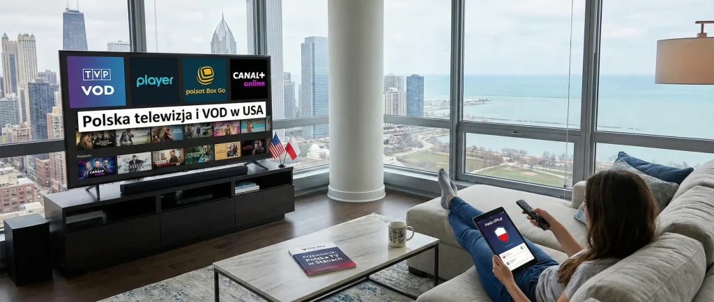 Polska telewizja i VOD w USA - Polski VPN