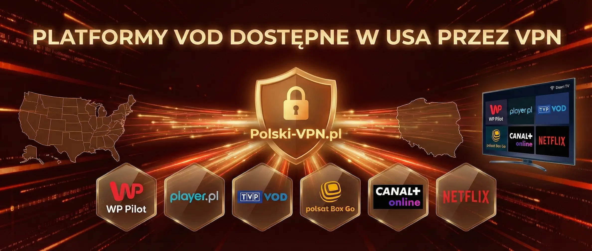 Polskie VOD w USA przez VPN