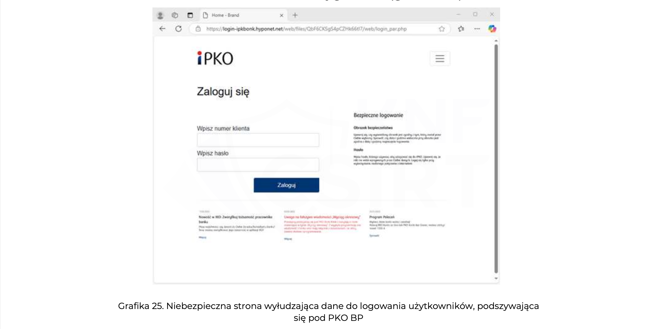 CSIRT KNF Phishing PKO