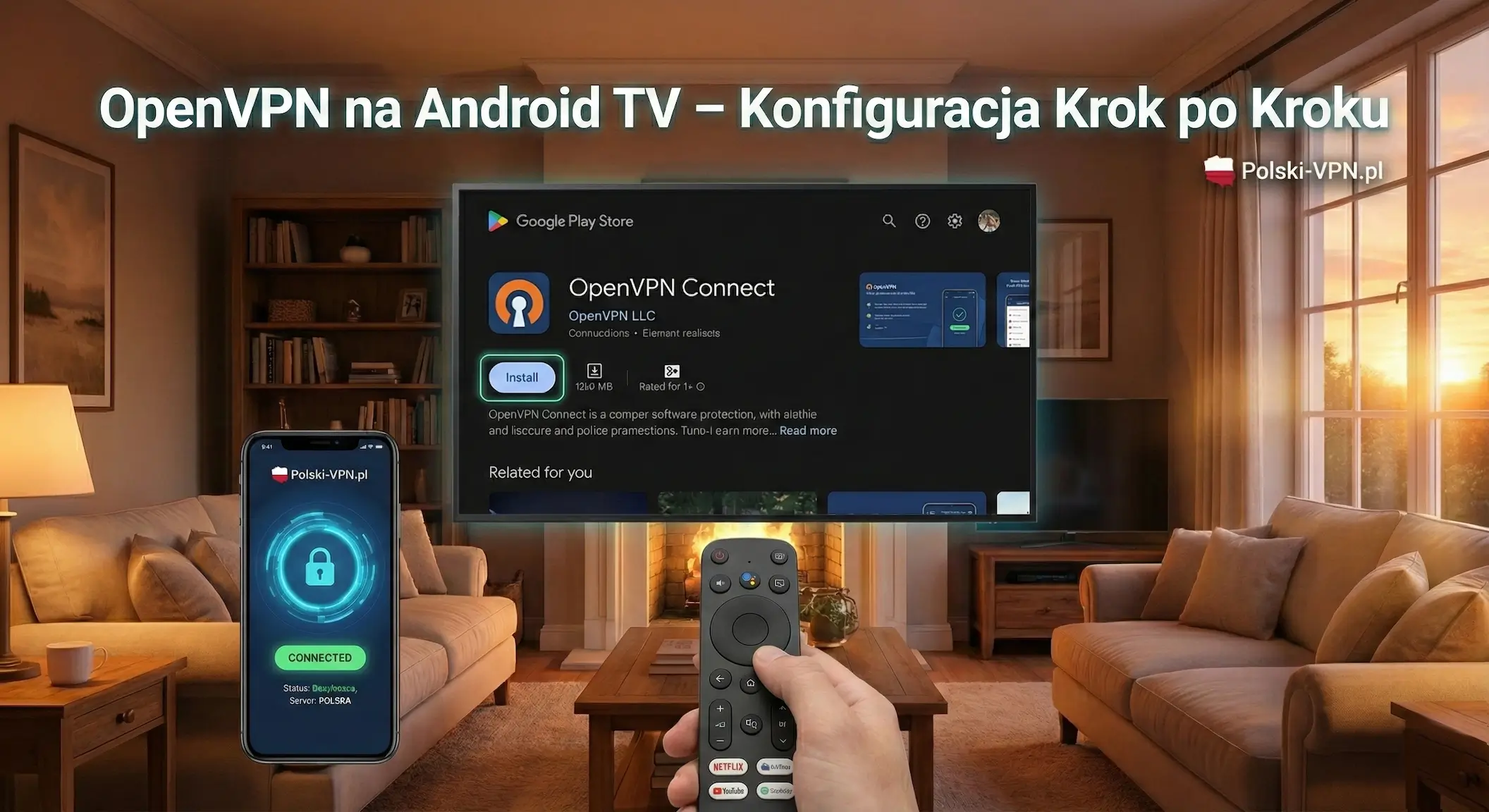 Polski VPN Android TV