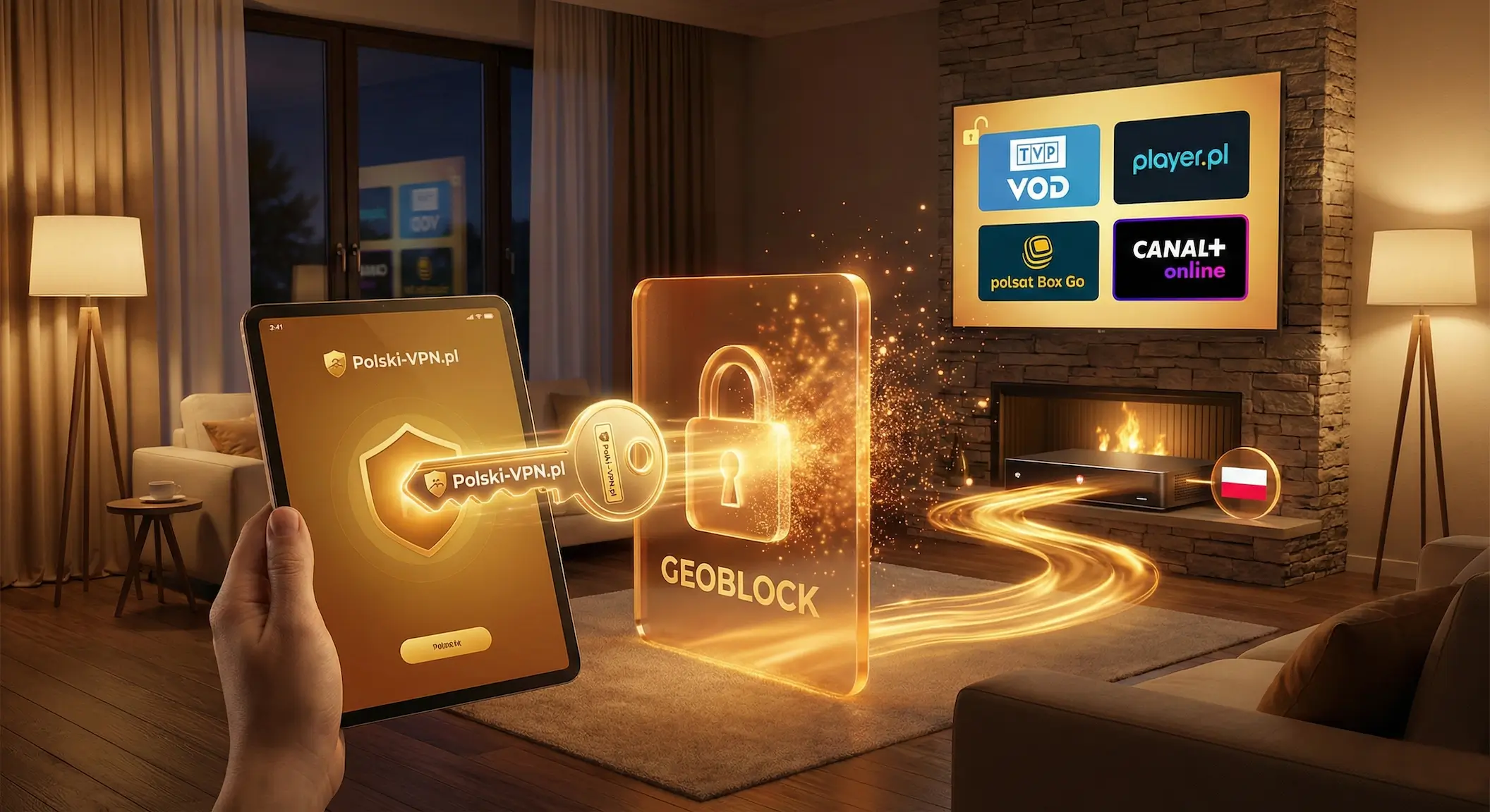 Polski VPN do telewizji VOD