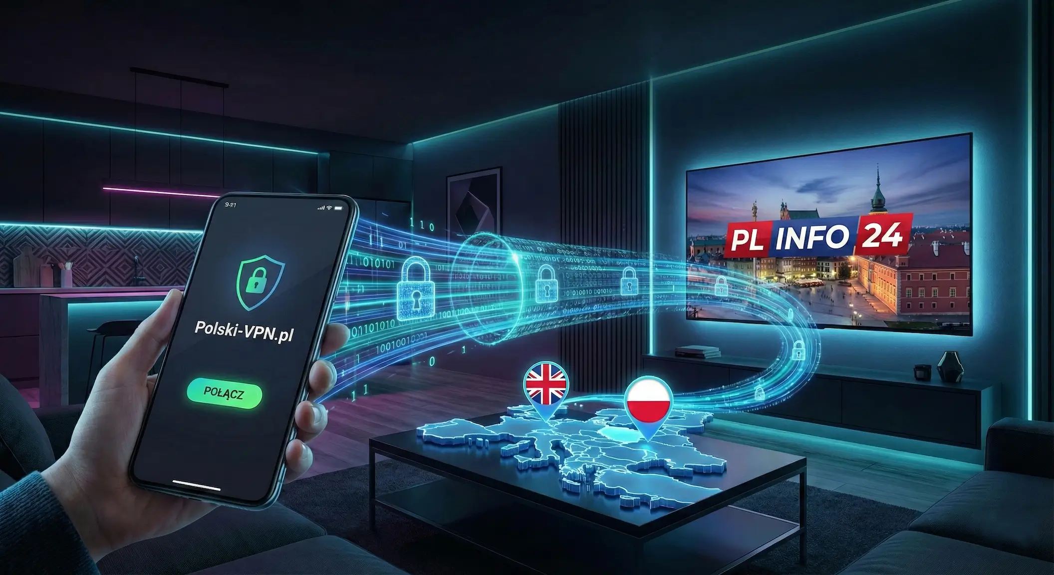 Polskie IP VOD w UK VPN